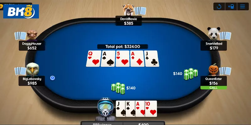 Game bài Poker trực tuyến Omaha